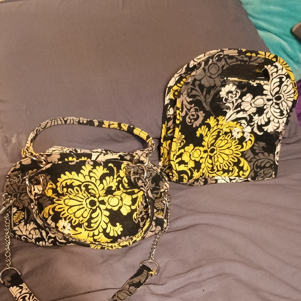 Vera Bradley Floral Patterned Women's Bag Set